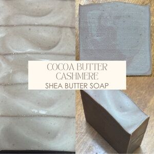 Cocoa Butter Cashmere Hand Crafted Shea Butter Soap Bar
